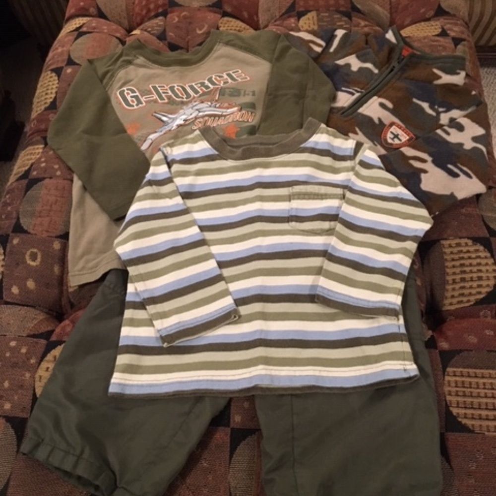AWESOME FALL COLORS - BOYS SHIRTS AND PANTS BUNDLE